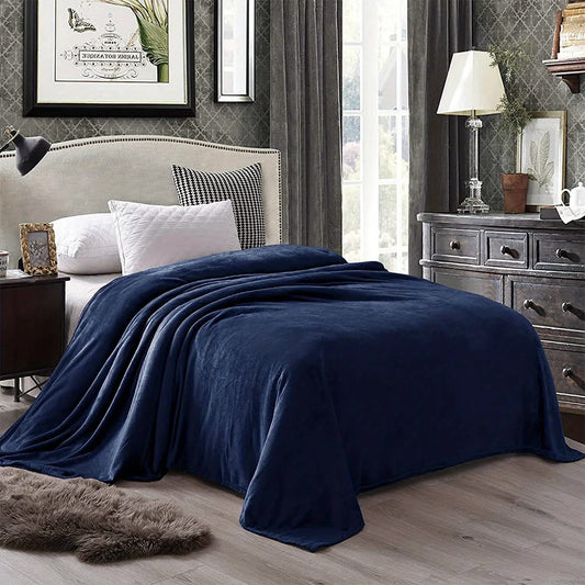 Coral Fleece Blanket for Home and Travel